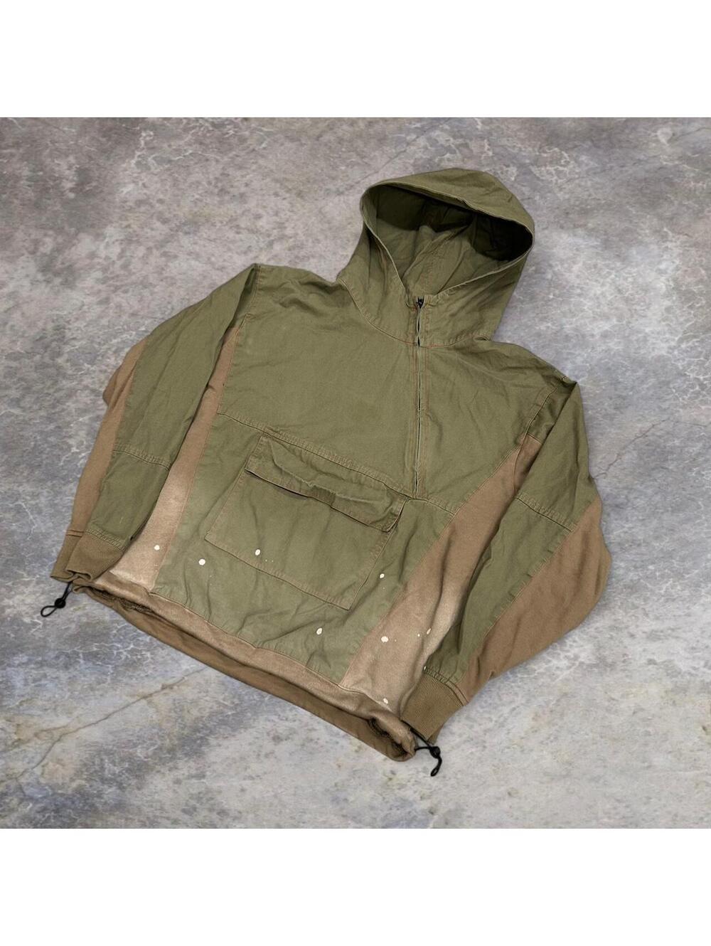 Men's Khaki and Green Jacket